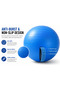 Anti-Burst Gym Ball with Air Pump | Exercise, Yoga, Pilates, Core Strength & Balance Ball 85 CM - 3