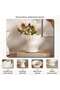 Liadean Terracotta Pillar Candle Holder 15x15x15cm - Off white - 5