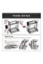 2-Tier Foldable Dish Drying Rack Black 14X 10 X 15inch - 5