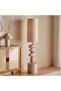 Custa E27 Polyresin Floor Lamp Dia 30x152cm - White