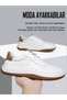Comfortable Sole Sneaker Shoes White - 6