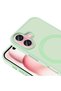 iPhone 16 Plus Case Magsafe Supported Camera Raised Silicone Matte Anti-Fingerprint Gzst - 6