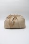 Women's Straw Clutch Portfolio Chain Crossbody Hand and Shoulder Bag - 2