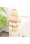 Light Russian Auburn White Platinum Ombre Fiber Sen Tulle Wig - 4
