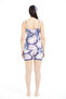 Women's 100% Viscose Bandana Floral Patterned Lace Rope Strap Shorts Set - 5