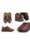 Genuine Leather Casual Tan Men's Classic Sports Shoes Te0114 - 5