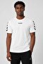 Men's Black-White Sports T-Shirt - Breathable Stretch Fabric Casual Training Top - 2