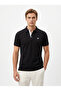 Polo Collar Slim Fit Embroidered 100% Cotton Premium T-Shirt - 2