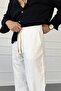 Woven Linen Trousers Beige Color - 2