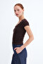 Lace Detailed T-Shirt P9033 - 2