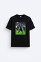Argentina World Cup Enzo Fernández Printed Cotton Black T-Shirt T-Shirt