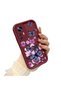 Xiaomi Mi 12t Compatible Case Camera Protector Claret Red Silicone Couple Phone Case Butterfly Pattern - 3