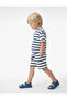 Cotton Tie Waist Striped Shorts - 2