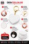 Heart Clicker Keychain 5.5 cm - Stress Relief Toy - 4-Pack with 6 Acrylic Paints and Brush Gift - 2