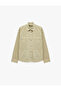 Comfortable Fit Classic Collar Pocket Detail Button Long Sleeve Shacket - 5