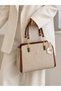 Premium Series Women's Hand and Shoulder Bag with Gold Emblem Cross Strap Shoulder Bag En26 Size20