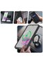 Galaxy S25 Fe Case with 360 Degree Rotating Stand, Magsafe Camera Lens Protection, Silicone Butam - 4