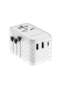 GaN 20W PD Universal Adapter with Retractable Type-C Cable, Simultaneous Charging, Includes Spare Fuse, Built-In Safeguard - White - 2