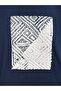 Akınay Printed and Embroidered Stitching Detail Sweatshirt-Eu2683 Navy Blue - 5