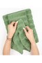 Safi Plus Towel Set Luxury Hotel Quality 600 GSM Genuine Combed Cotton, Super Soft & Absorbent Family Bath Towels 6 Piece Set - 2 Bath Towels, 2 Hand Towels, 2 Washcloths - Sage Green - 7