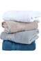 Home Dwell Premium Bath Towels Set - Set of 4 - 100% Cotton Highly Absorbent Bath Towels - Hotel & Spa Quality Bath Towels - White, Grey, Camel & Blue - 2