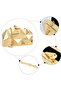 Reberomantic womens Lattice Pattern Metal Evening Clutch Purse evening handbag - 6