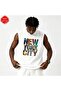 New York City Printed Wide Strap Men's Tank Top - 100% Cotton Street Style
