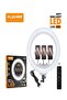 إضاءة رينج لايت احترافية Soft LED (إضاءة ناعمة | تحكم عن بعد | دوران 360 درجة | حماية للعين)