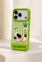 3D Dachshund Dog Figured Striped Silicone Phone Case Compatible with iPhone 17 Pro / 18 Pro - 4