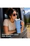 Tumbler with Handle and Straw 40 OZ | Flowstate 3-Position Lid | Cup Holder Compatible for Travel | Insulated Stainless Steel Cup | BPA-Free Insulated Tumbler | Quencher Light Pastel Blue - 7
