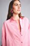100% Cotton Regular Fit Embroidered Floral Pink Beach Shirt H0879Ax26Sm - 4