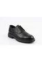 Genuine Leather Eva Sole Lace-Up Men's Black Casual Classic Shoes Te0267 - 3