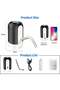 NOVA TECH USB Rechargeable 5 Gallon Water Bottle Pump | Portable Electric Water Dispenser with One-Touch Operation | Food Grade Silicone Hose | Fast Charging | Universal for 3, 4 & 5 Gallon W - 3