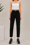 Julia Milano Casual Casual Wear Women's Denim Pants Black Mom New Season (2026)