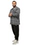 Men's Oversize Sweatshirt, Thin Fabric Cotton Sports Long Sleeve 4736 - 7