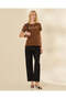 Women Brown Graphic T-Shirt - 5