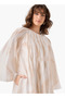 FLUID PINTUCK MAXI DRESS - 6