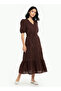 PUFF SLEEVES LACE DRESS - 3