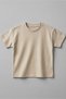 Children's 100% Cotton Linen Trousers and Interlock T-Shirt Two-Piece Set - 3