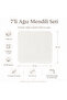 Set of 7 Baby Mouth Wipes 100% Cotton 22X22 cm 4 Patterned 3 Plain - 4