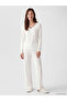 Esvab • Modern & Distinctive Wide Roba Collar Polka Dot Women's Pajama Set