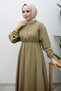 Mira Beli Elastic Dress Tsd260245 Khaki - 3