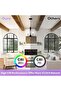 LED Light Bulb Pack of 4, E27 Base, 15W, 6500K - 5