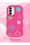 Samsung Galaxy A17 Compatible Case Camera Protector Red Silicone Couple Phone Case Star Pattern - 2