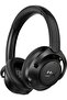 Cloud Mix 2 Wireless Headphones with Noise Cancelling, Gaming, Music, Calling, Bluetooth 5.3 or USB-C, 110h Battery, Black I 7P5J2AA