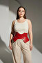 Plus Size Red Women's Corset Belt Waist Shaper Wide Design - 5
