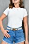 Gold Accessory Beige Belt with Closure Detail 2020 - 3