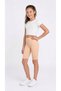 Girl's Half Tights 1 Piece in Light Orange Cotton for Dresses and Bottoms - 4