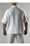 Floral White Muslin Men's Shirt Coc3269 - 4