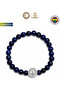 New Season Unisex Licensed Lapis (8mm) Natural Stone Bracelet with Box - 7